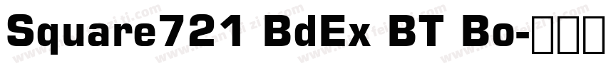 Square721 BdEx BT Bo字体转换